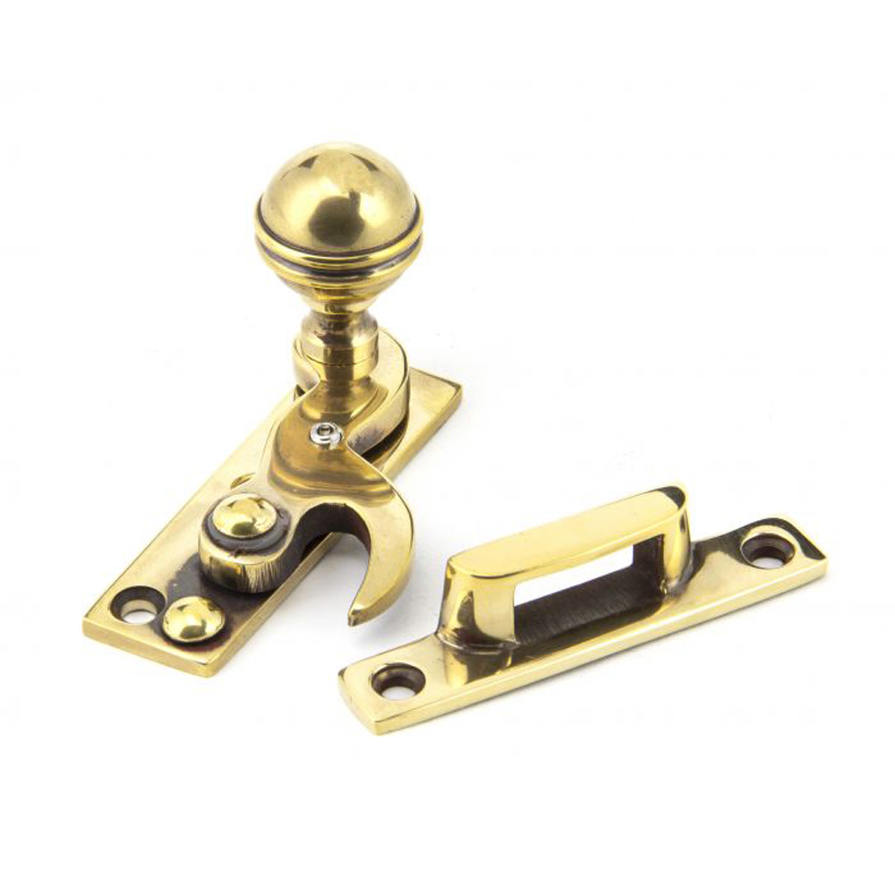 From the Anvil Prestbury Sash Hook Fastener - Aged Brass